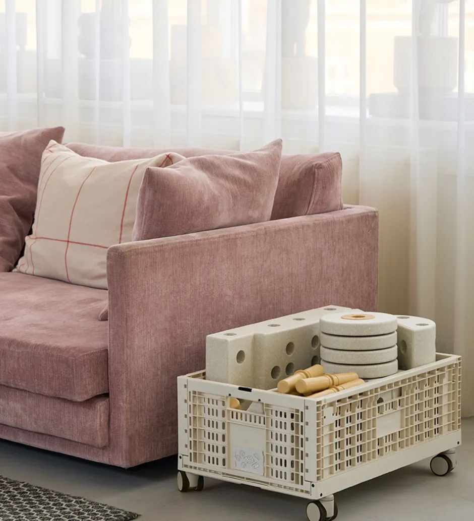 Foldekasser|Bokse Og Kasser*MODU Foldekasse - 60x40x22 cm - Sand Grey
