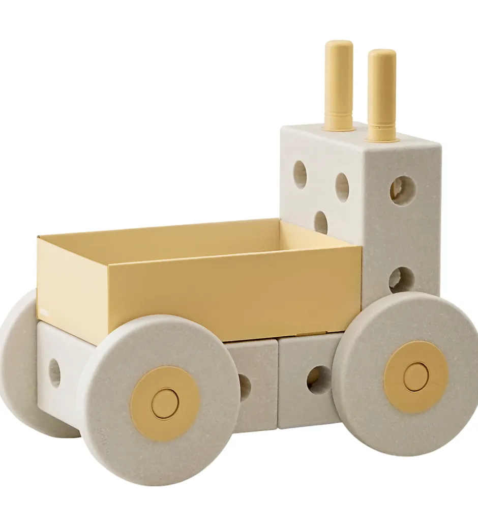 Tumledyr|Motorisk Legetøj*MODU Gåvogn 3-i-1 - 48x27x44 cm - Sand Grey/Honey Yellow