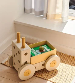 Tumledyr|Motorisk Legetøj*MODU Gåvogn 3-i-1 - 48x27x44 cm - Sand Grey/Honey Yellow