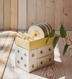 Tumledyr|Motorisk Legetøj*MODU Gåvogn 3-i-1 - 48x27x44 cm - Sand Grey/Honey Yellow