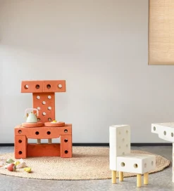 Motorisk Legetøj|Tumlemøbler*MODU Klods Base - 50x30x10 cm - Burnt Orange