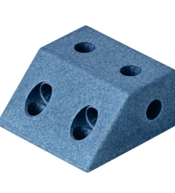 Motorisk Legetøj|Tumlemøbler*MODU Klods Vinkel - 20x20x10 cm - Deep Blue