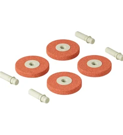 Motorisk Legetøj|Tumlemøbler*MODU 4x Foam Wheels - 4-pak - Burnt Orange/Dusty Green