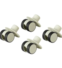 MODU 4x Swirly Wheels - 4-pak - Dusty Green