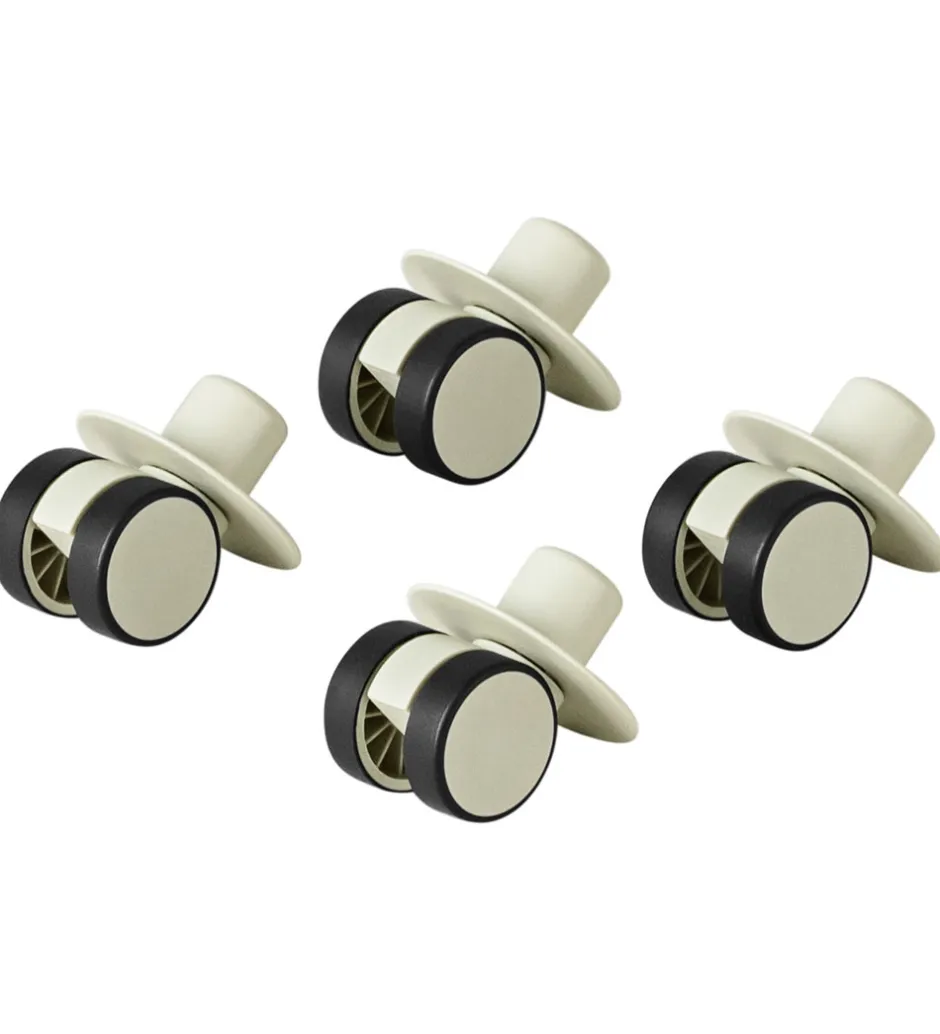 MODU 4x Swirly Wheels - 4-pak - Dusty Green