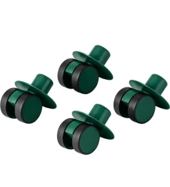 Motorisk Legetøj|Tumlemøbler*MODU 4x Swirly Wheels - 4-pak - Forest Green