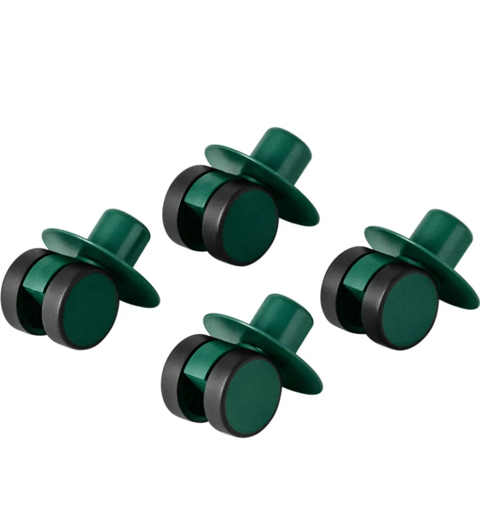Motorisk Legetøj|Tumlemøbler*MODU 4x Swirly Wheels - 4-pak - Forest Green