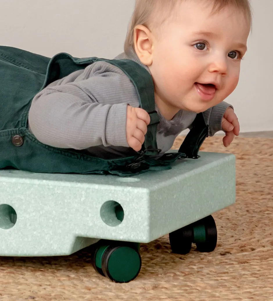 Motorisk Legetøj|Tumlemøbler*MODU 4x Swirly Wheels - 4-pak - Forest Green