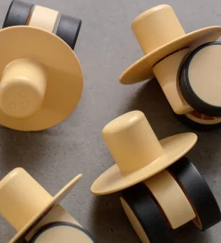Motorisk Legetøj|Tumlemøbler*MODU 4x Swirly Wheels - 4-pak - Honey Yellow