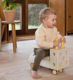 Motorisk Legetøj|Tumlemøbler*MODU 4x Swirly Wheels - 4-pak - Honey Yellow