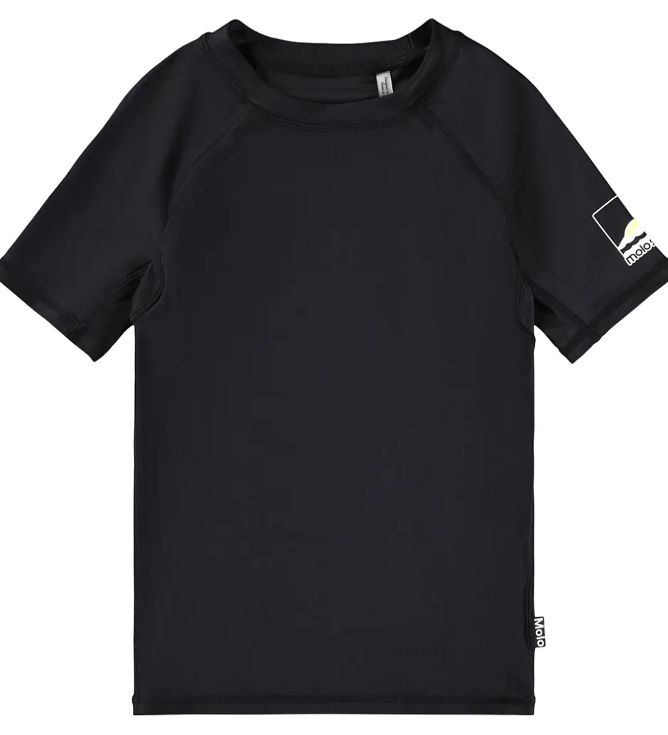 Børn Molo Badebluse - UV50+ - Neptune - Black