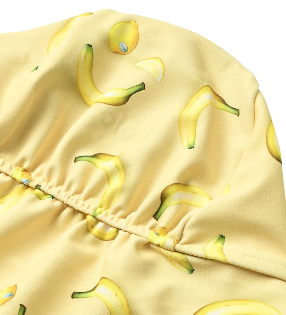 Børn Molo Badehat - UV50+ - Nando - Lemon Banana