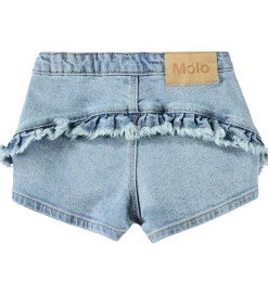 Børn Molo Shorts - Denim - Agnetha - Distressed Washed