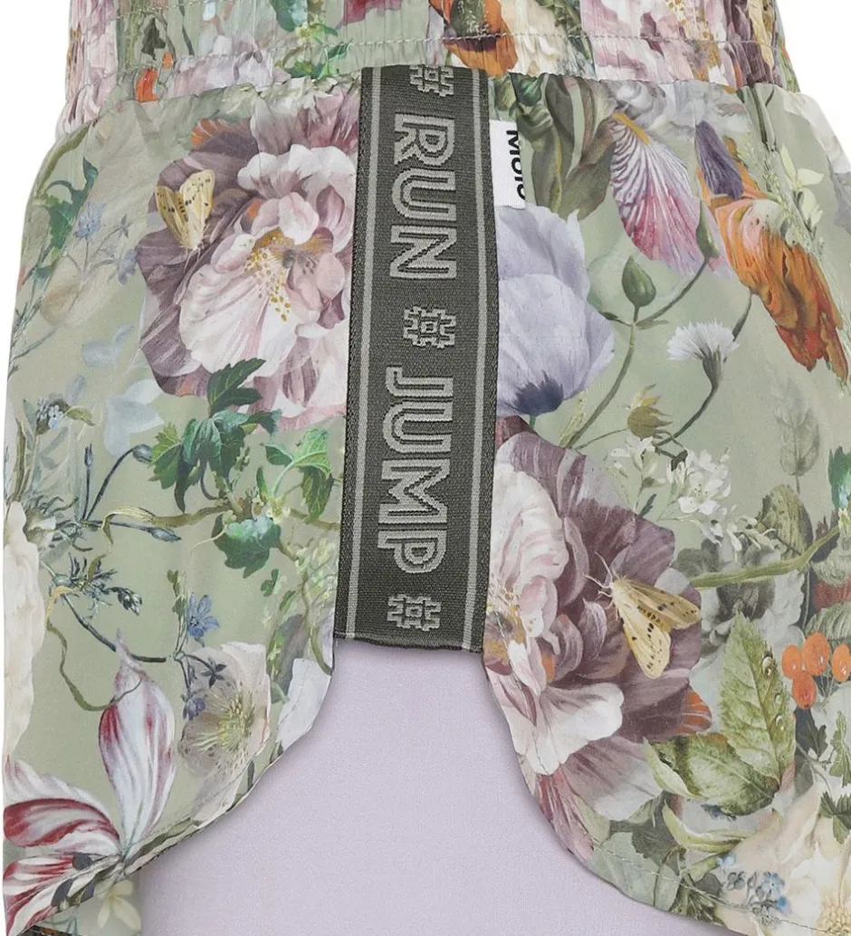 Gymnastiktøj*Molo Shorts - Omari - Green Botanic