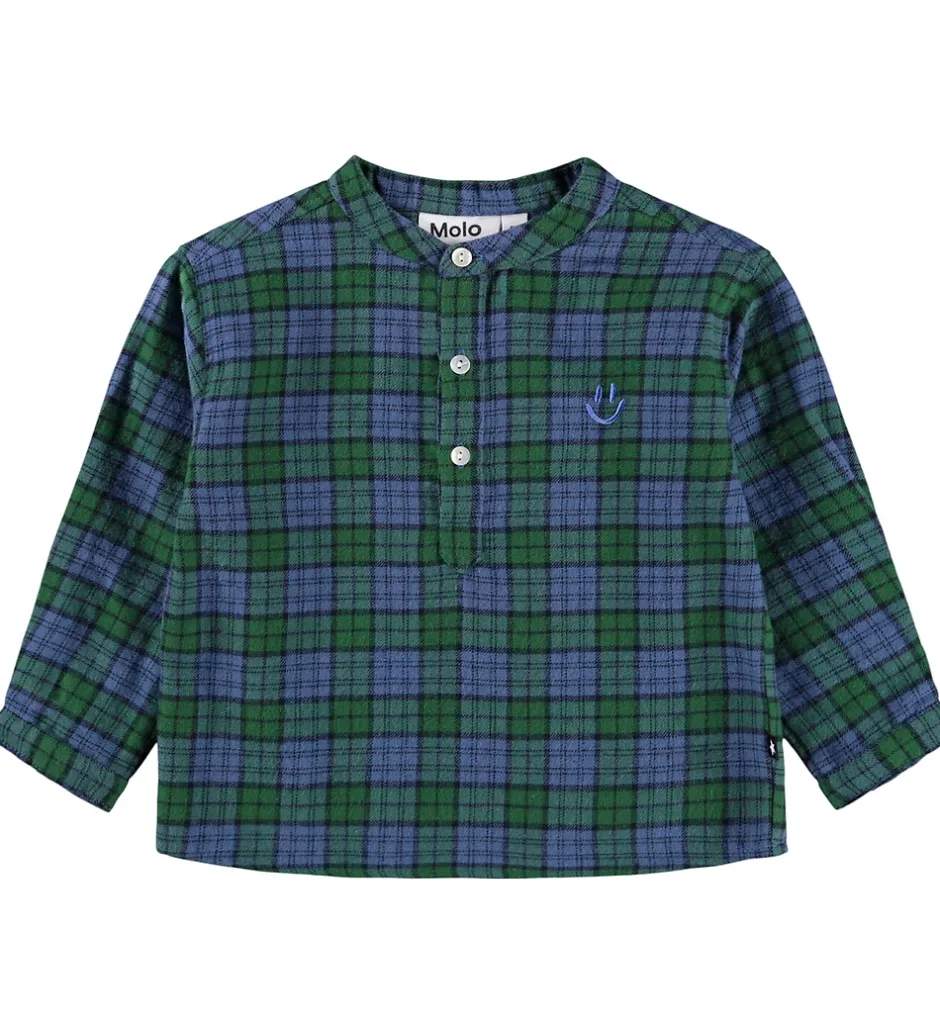 Skjorter*Molo Skjorte - Enoz - Blue Pine Check