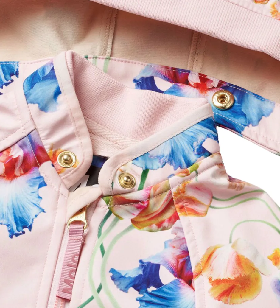 Softshell*Molo Softshelldragt m. Fleece - Hill - Tulip Pink