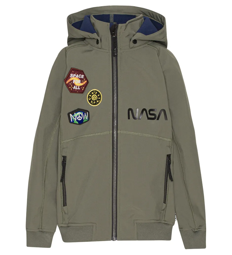 Softshell*Molo Softshelljakke - Cloudy - Dusty Green