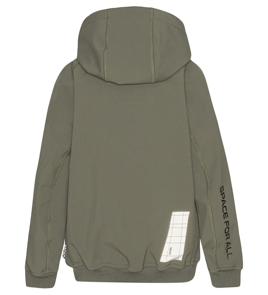 Softshell*Molo Softshelljakke - Cloudy - Dusty Green