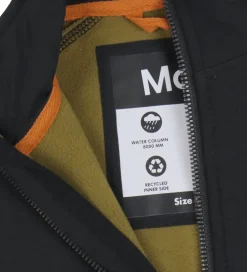 Børn Molo Softshelljakke m. Fleece - Cloudy - Sort