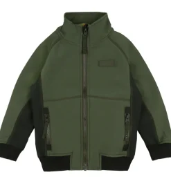 Softshell*Molo Softshelljakke m. Fleece - Cloudy - Forest Block