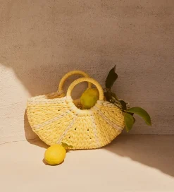Molo Taske - Lemon Straw Bag - Lemon Cake