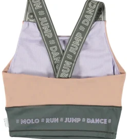 Gymnastiktøj*Molo Træningstop - Oliva - Rose Mist Bock