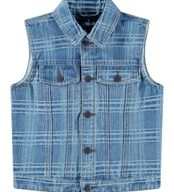 Veste*Molo Vest - Denim - Hertha - Washed Check