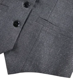 Veste*Molo Vest - Hollie - Grey Silver Check