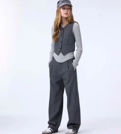 Veste*Molo Vest - Hollie - Grey Silver Check