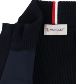 Termotøj*Moncler Cardigan - Uld/Dun - Navy