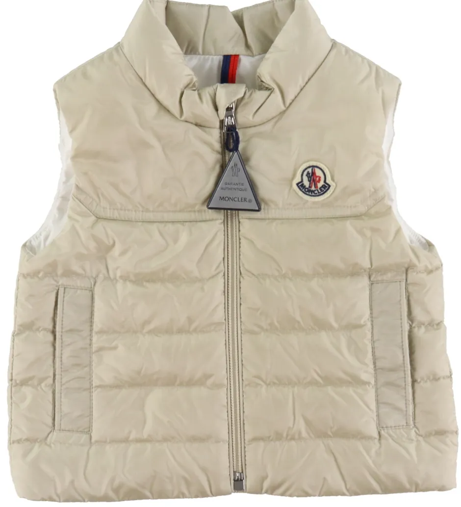 Børn Moncler Dunvest - Camelien - Beige