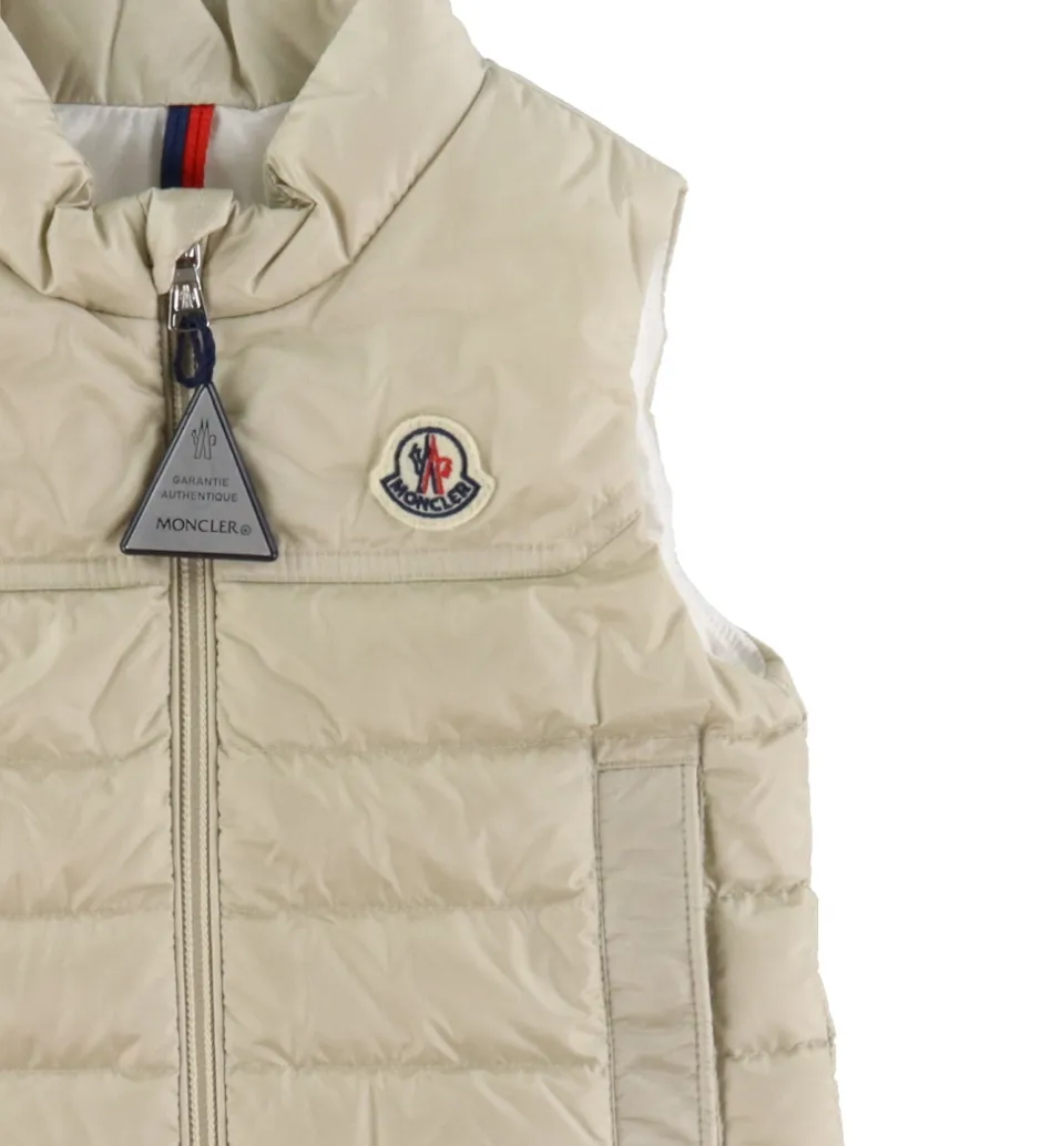 Børn Moncler Dunvest - Camelien - Beige