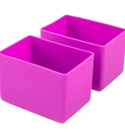 Madkasser*Montiico Indsatser - 2-pak - Bento Feast - Silikone - Fuchsia