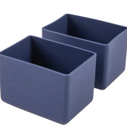 Madkasser*Montiico Indsatser - 2-pak - Bento Feast - Silikone - Navy