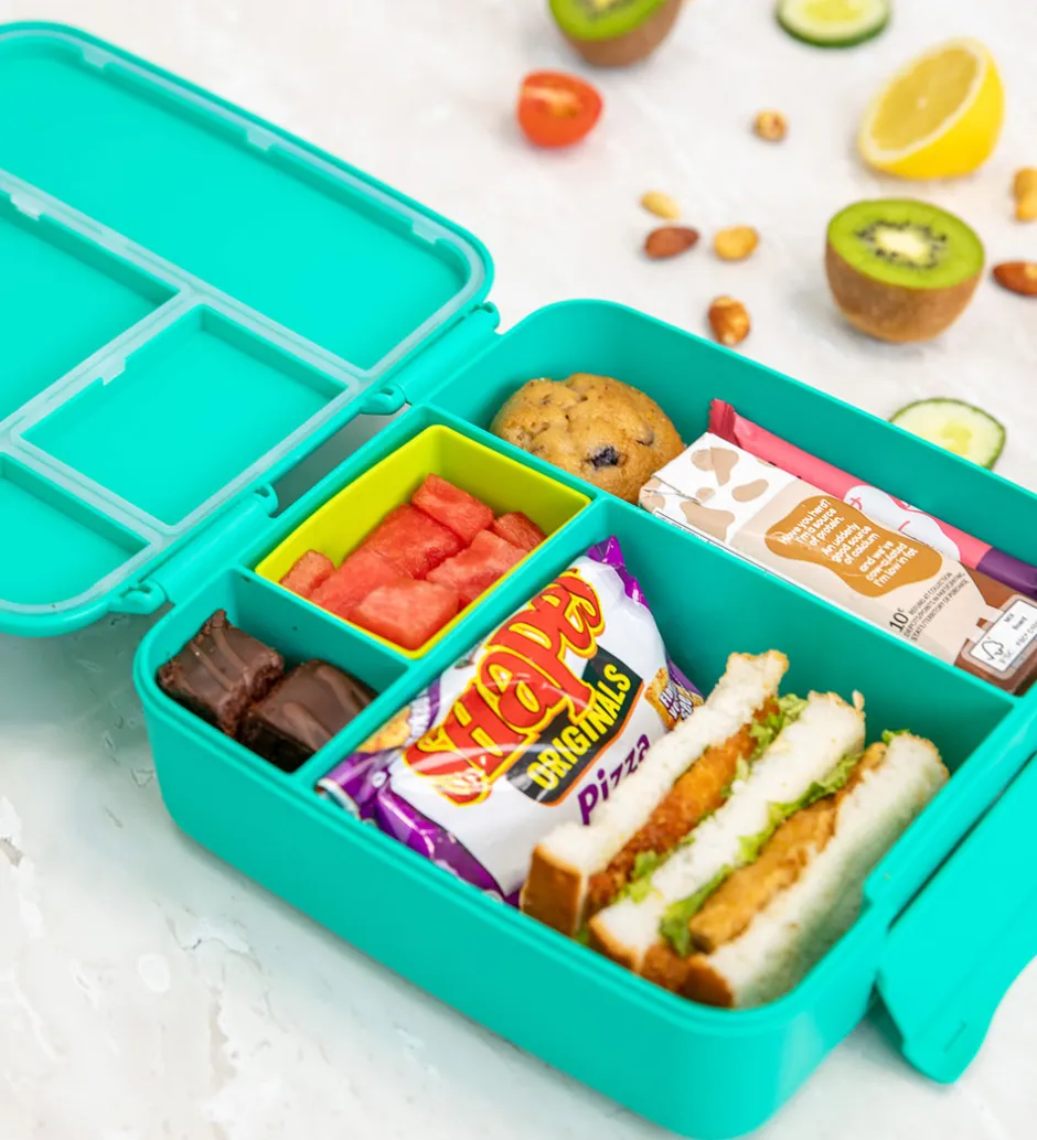 Madkasser*Montiico Indsatser - 2-pak - Bento Feast - Silikone - Matcha