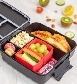 Madkasser*Montiico Indsatser - 2-pak - Bento Feast - Silikone - Watermelon