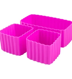 Madkasser*Montiico Indsatser - 3-pak - Bento Cups - Silikone - Fuchsia