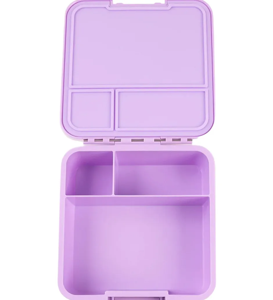 Madkasser*Montiico Madkasse m. 3. rum - Bento Three - 1 l - Lilac