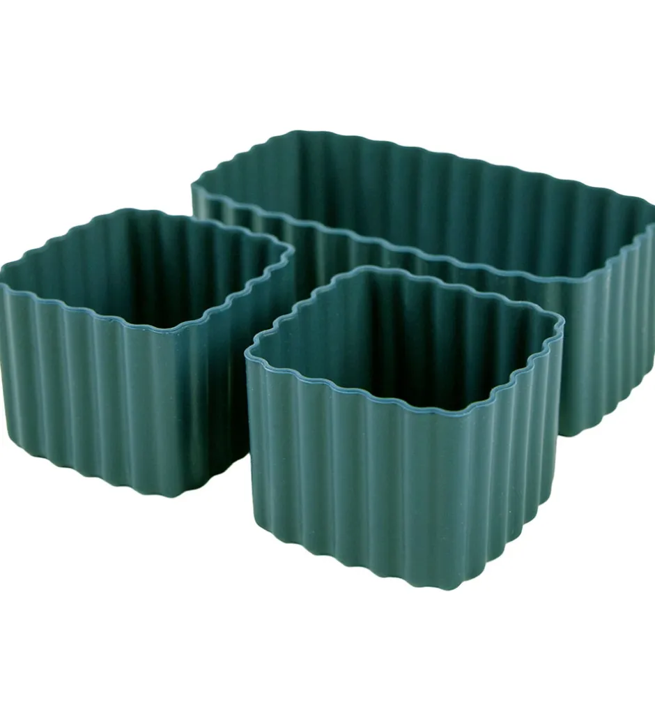 Skole|Madkasser*Montiico Silikoneforme - Bento Cups Mixed - 3 stk. - Pine