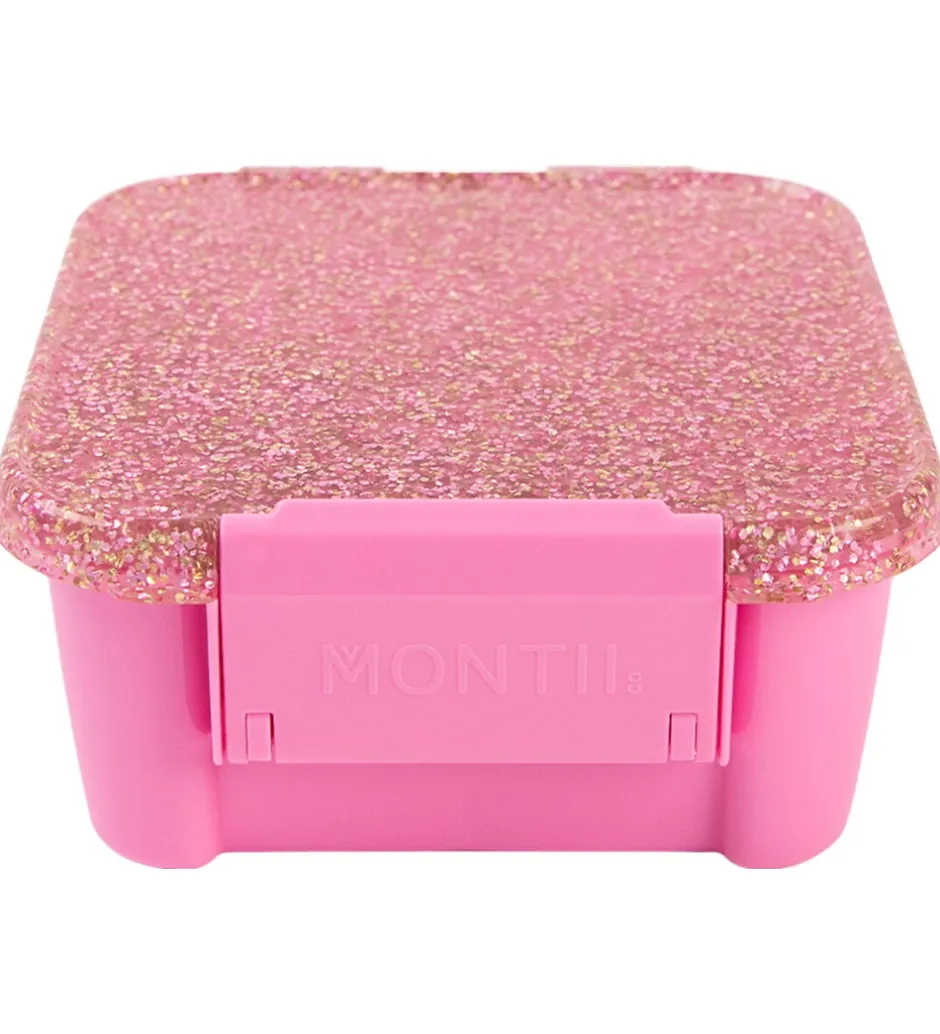 Montiico Snackboks m. 3 rum - Bento Two - 500 ml - Floss Glitter