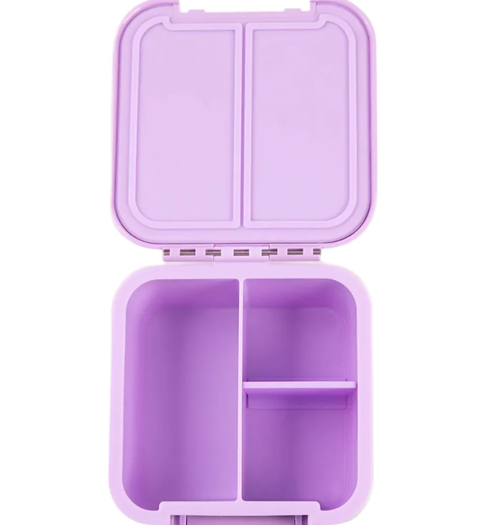 Montiico Snackboks m. 3 rum - Bento Two - 500 ml - Lilac