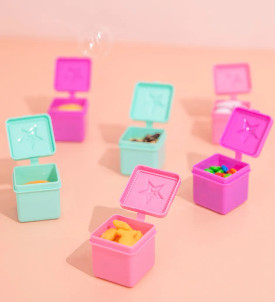 Madkasser*Montiico Snackbøtter - Bento Dip & Sauce - 2-pak - Fuchsia