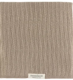 Tæpper|Børneværelset*Moonboon Tæppe - Strik - 100x80 cm - Earth