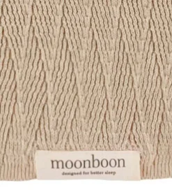 Børn Moonboon Tæppe - Strik - 100x80 cm - Rose Dloud