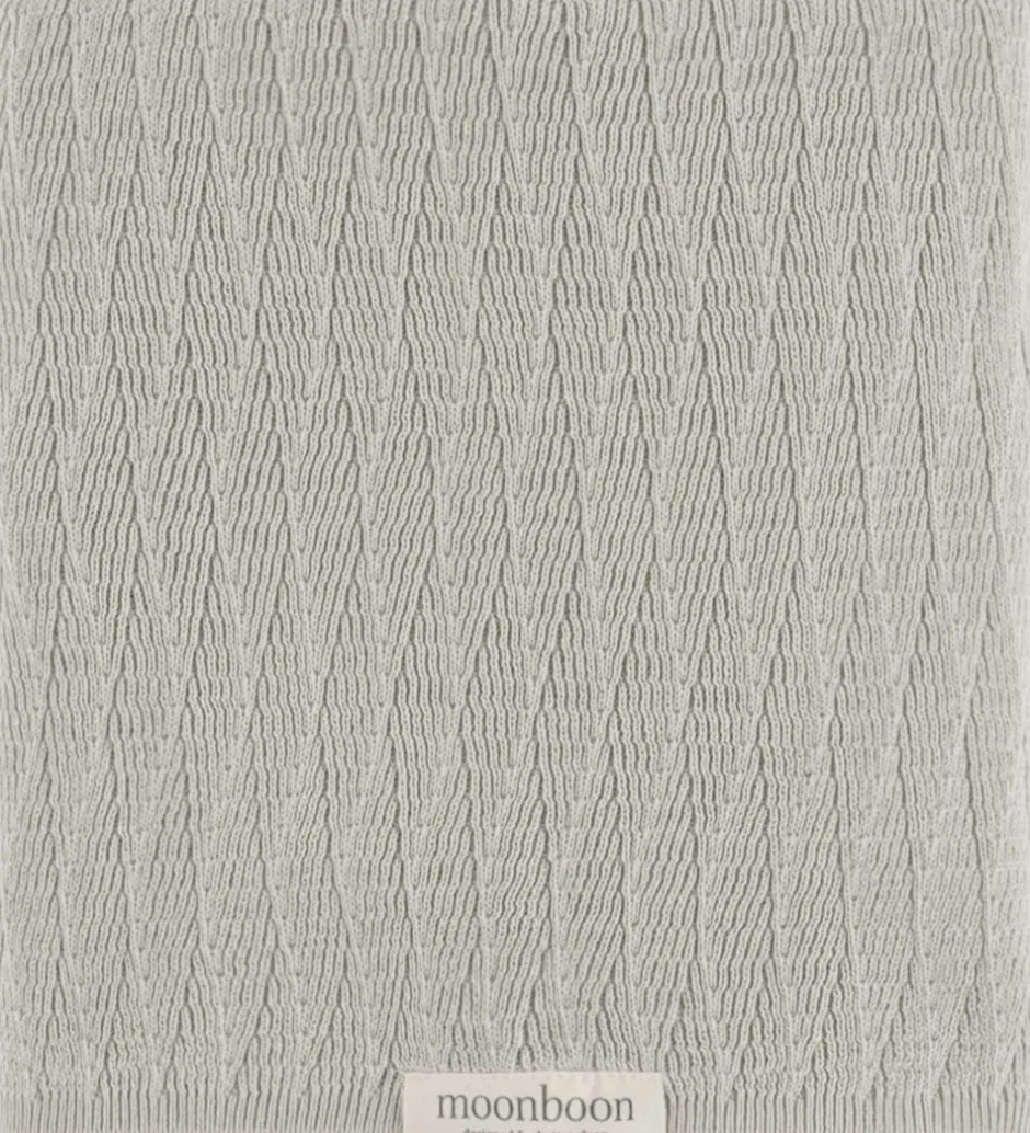 Tæpper|Børneværelset*Moonboon Tæppe - Strik - 100x80 cm - Lunar Rock