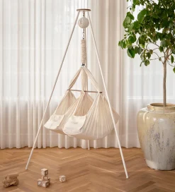 Senge*Moonboon Tvillinge-slyngevugge - 70x95 cm - Nature