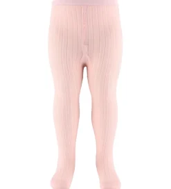 Strømpebukser*MP Strøebukser - Uld - Rib - Light Pink