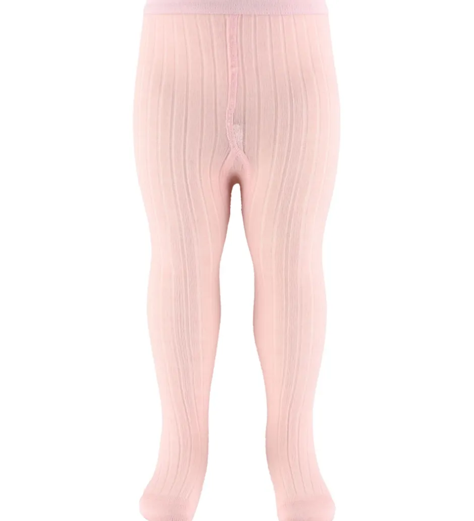 Strømpebukser*MP Strøebukser - Uld - Rib - Light Pink