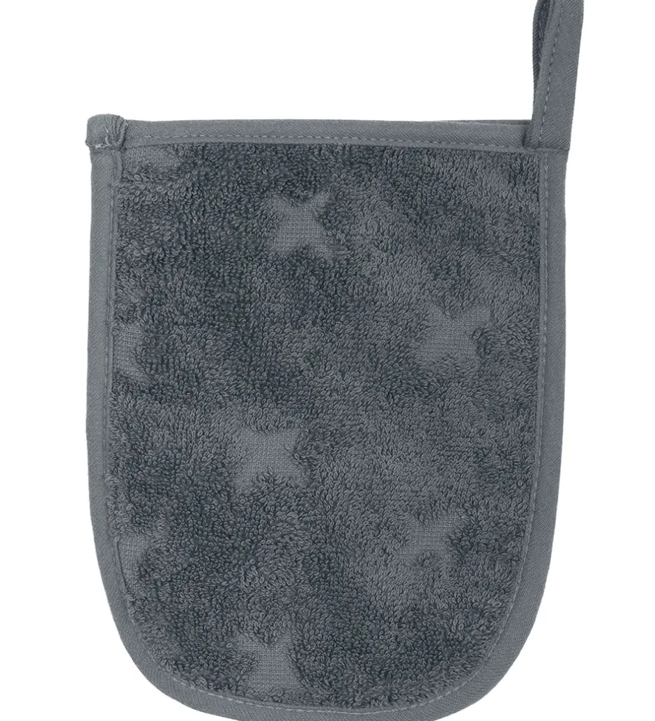 Vaskeklude*Müsli Badehandske - 3-pak - 14x18 cm - Stormy Blue