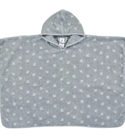 Børn Müsli Badeponcho - Jasmin Blue